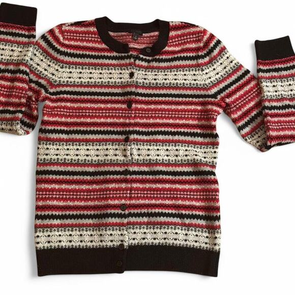 Talbots Sweaters - - Talbots red black and white